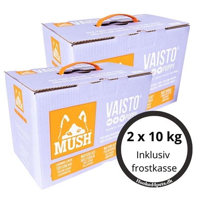 MUSH Barf Fryst Råfoder Vaisto Puppy Ljuslila 20 Kg
